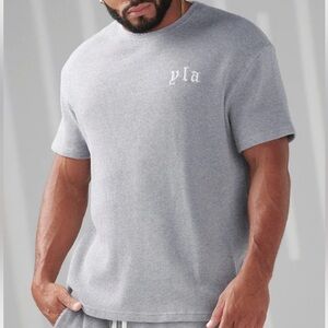 Youngla Men’s XL Black Summer Waffle Tee